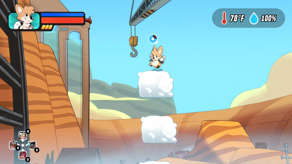 动物版拳皇游戏《Breeze in the Clouds》上线STEAM 使用天气技能闯关
