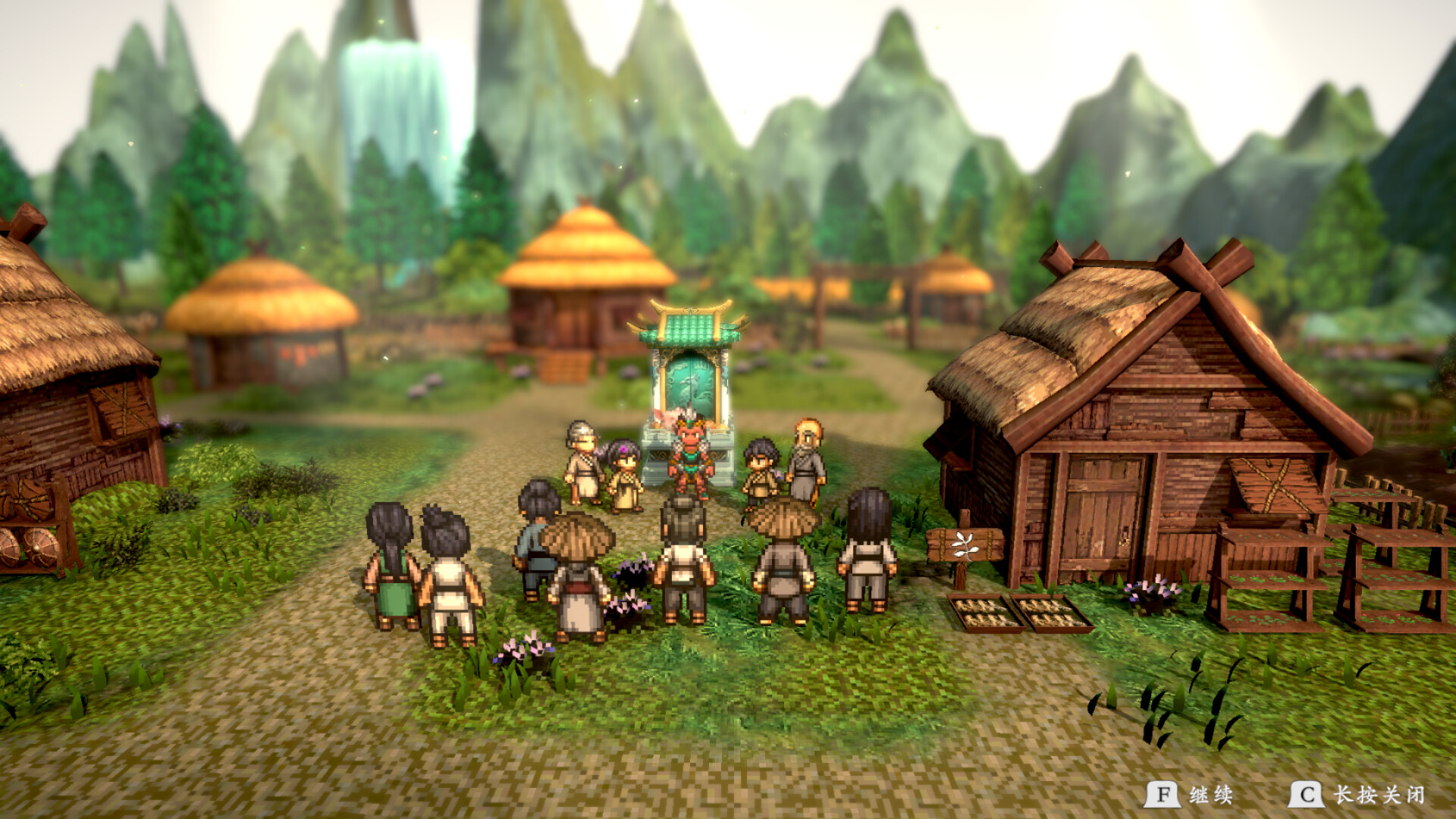 国产HD-2D像素RPG《上古羿志》Steam页面公开 2026年开启试玩