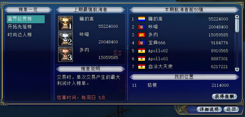 国服《大航海时代：凯旋航线》技能笔记商城世界成就排行船只自动化多项调整 ...
